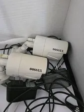 OOSSXX HD Day/Night Vision Security Camera – 5.0MP PoE~ 2 USED CAMERAS INCLUDED