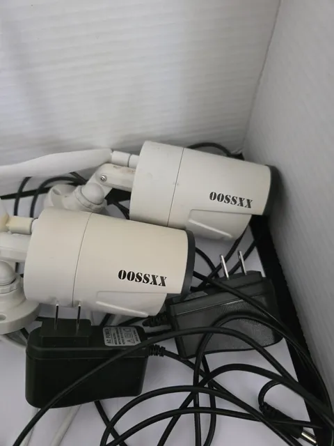 OOSSXX HD Day/Night Vision Security Camera – 5.0MP PoE~ 2 USED CAMERAS INCLUDED