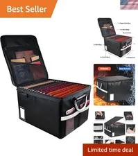 Large Capacity Fireproof Organizer Box with Anti-Static Fiberglass, 2284.59 in³