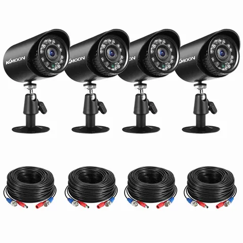 1080P Security Camera 24 Infrared LEDs Motion Detection Security Camera Kit ODUM