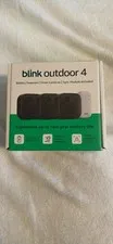 Blink Outdoor 4 3-Cam Wireless Wi-Fi System, Motion/Person Detect, Sync Module