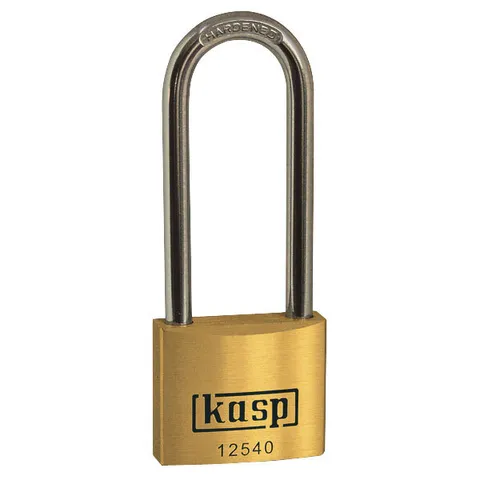 Kasp K12540L63A1 Premium Brass Lock - 40x63mm - Long Hook - KA25401