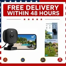 VIMTAG 4MP Outdoor Security Camera WiFi 2.4/5GHz Color Night Vision