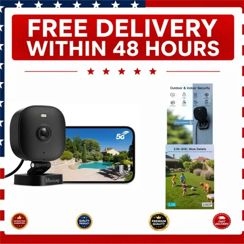 VIMTAG 4MP Outdoor Security Camera WiFi 2.4/5GHz Color Night Vision