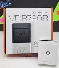 Alarm.com ADC-VDB780B Smart Wireless Doorbell With Extra Battery Pack! READ DESC