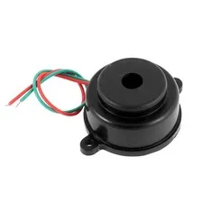 ZMQ-3522 2 Wire Electronic Industrial Sound Alarm Buzzer Black DC 6-15V