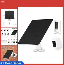 5W Solar Panel for Ring Camera Stick Up Cam Spotlight Cam Battery Charger USB-C