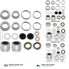 2 Sets 3500lb Trailer Wheel Bearing Kit L68149 L44649 Boat Trailer Axle Beari...