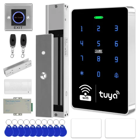 XYBkey WiFi TUYA Security Access System Kit with Waterproof RFID Keypad Door ...