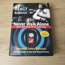 REACT SIDEKICK Personal Safety Alarm Self Defense Security Keychain