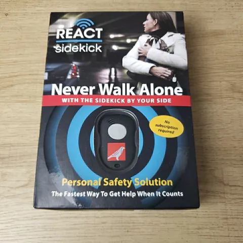 REACT SIDEKICK Personal Safety Alarm Self Defense Security Keychain