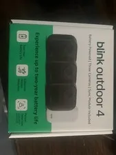 Blink Outdoor 4 1080p Wi-Fi Outdoor 3-Camera Security System - Black