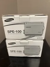 Samsung SPE-100 Network Video Encoder Lot of 2 1CH IP Encoders Open Box