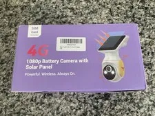 Hopeflex 1080p WiFi Security Camera with Solar Panel, Battery Powered