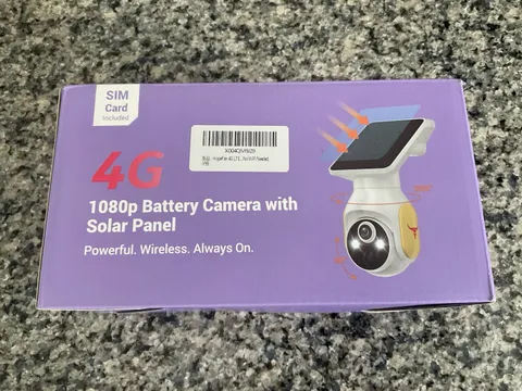 Hopeflex 1080p WiFi Security Camera with Solar Panel, Battery Powered