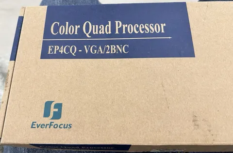 EVERFOCUS EP4CQ-VGA/2BNC - Color Quad Processor - Open Box