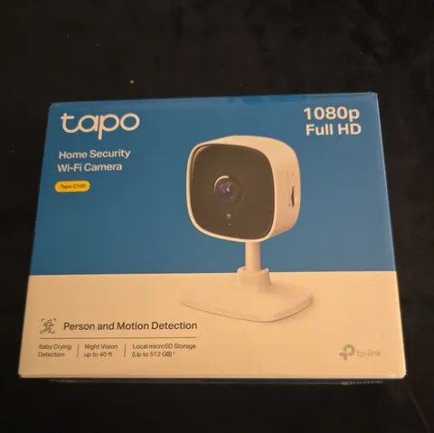 TP-Link Tapo 1080P Indoor Security Camera Baby Monitor Night Vision C100