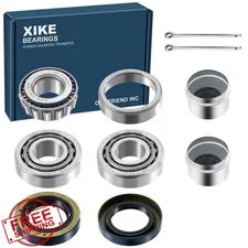 XiKe 2 Set 3/4" Trailer Wheel Hub Kit w/Bearings Seal Dust Cover