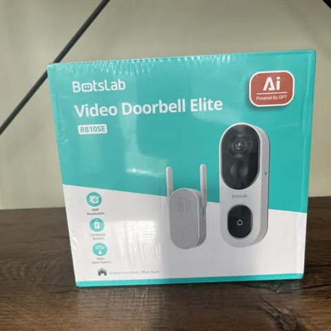 NEW Botslab 3MP Wireless Video Doorbell Camera AI Descriptions WIFI 2-WAY Talk