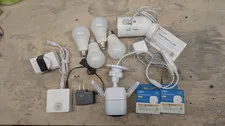TP-Link Tapo Smart Home Package: 2 Outdoor Cameras, H200 Hub, 8 Color Bulbs, and
