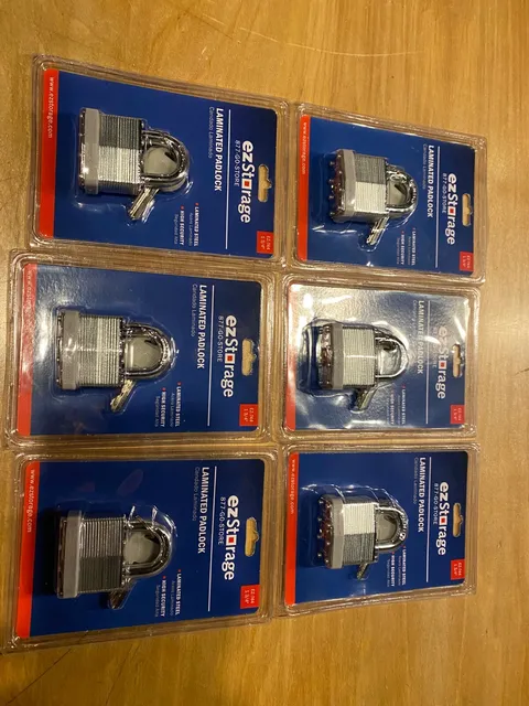 Multiple Locking Laminated Steel Padlock EZ-744 1 3/4" High Security