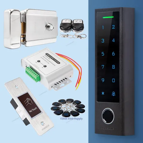 HOMSECUR Office Home Door Access Control Lock Kit+IR Switch Electric Lock Power