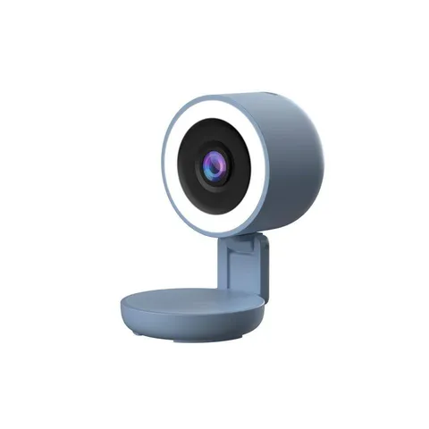 Smart 5Ghz Wi-Fi Foldable Indoor 2K Full HD Plug-In Security Camera with LED Lig