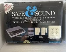 Vintage Dimango Safe and Sound Wireless Home Security System RC2000 Sealed