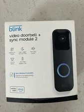 Blink Video Doorbell & Sync Module 2, barely used, In Original Box