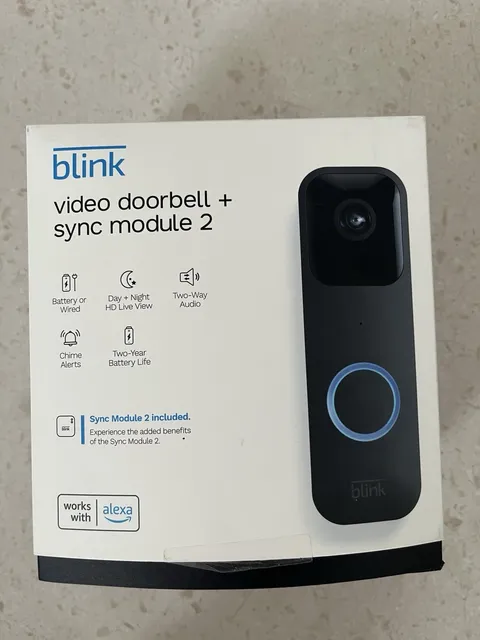 Blink Video Doorbell & Sync Module 2, barely used, In Original Box