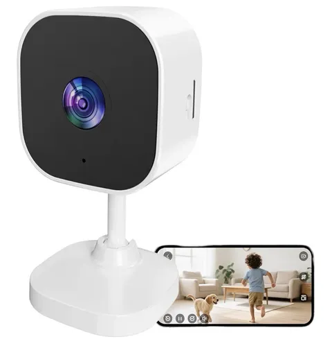 SmartCam Wireless Indoor IP Camera Night Vision Wi-Fi USB White Color