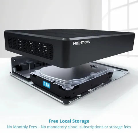 Night Owl 10 Channel 4K Wi-Fi NVR 1TB Drive WNVR-BTWN8-1-V2-WA-CN4 New & Sealed