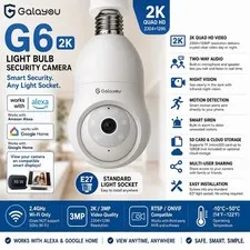 Galayou G6 2K Light Bulb Security Camera WiFi Alexa Google Home E27 Tested