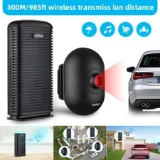Wireless Driveway Alarm Motion Sensor Home Garage Alert Chimes Security System