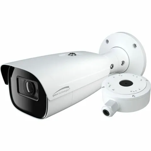Speco O8B9M 8MP IR Bullet IP Camera with Advanced Analytics and Junction Box,...