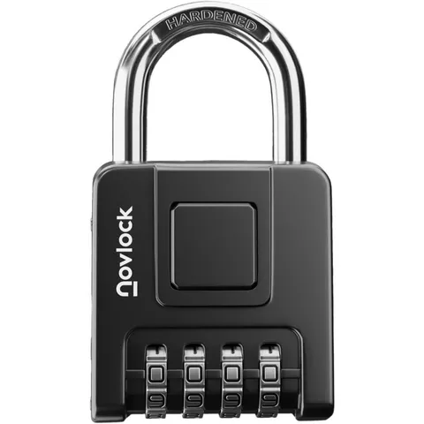 Combination Lock for Outdoor & Indoor | Heavy Duty, Weatherproof, 4-Digit