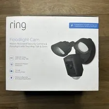 Ring Floodlight Cam (1st Gen) - Black - 1080p HD - Factory Sealed Box Floodlight