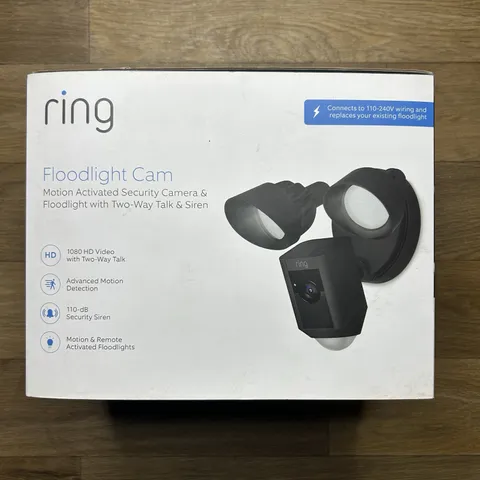 Ring Floodlight Cam (1st Gen) - Black - 1080p HD - Factory Sealed Box Floodlight