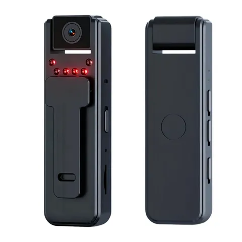 Aprilboy 1080P HD Mini Body Camera, Small POV Cam with 4HR Battery and Night Vis
