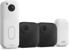 Amazon Blink Video Doorbell+Outdoor 4 Wireless smart security  2 cameras"White"