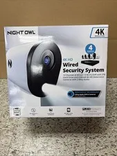 Night Owl Wired Security System 12 Channel 8 Wired Wifi Dvr 2 Way Audio Cameras