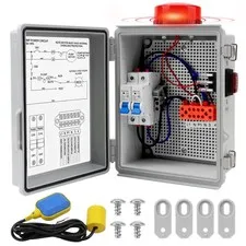 LINKCRO Septic Pump Alarm，Sump Pump Alarm with Pump Control Panel， High Water...