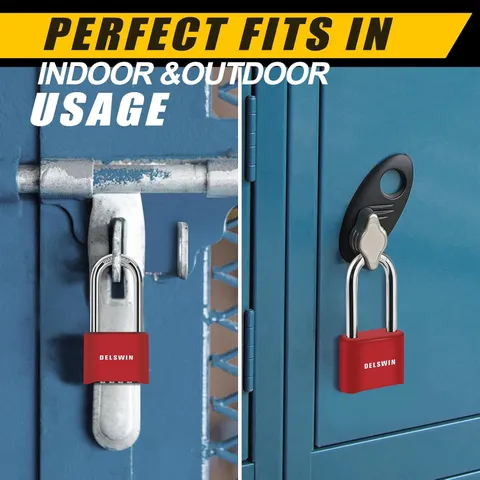 Heavy Duty Padlock Combination Lock - 4 Digit Combo Lock with 2.5 Inch Long S...