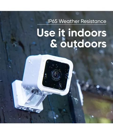 WYZE Cam v3 with Color Night Vision, Wired 1080p HD Indoor/Outdoor Video Cam.