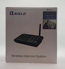 Qniglo Wireless Intercom System LD-666 (4 Units) Long Range 1800FT Office/Home