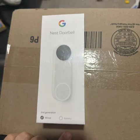 Google Nest VIDEO Doorbell (Wired, 2nd Gen) - Security Camera - Snow