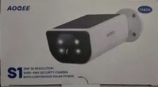 Aoqee S1 Solar Cameras for Home Security-2K Wireless Security Camera N.O.S.