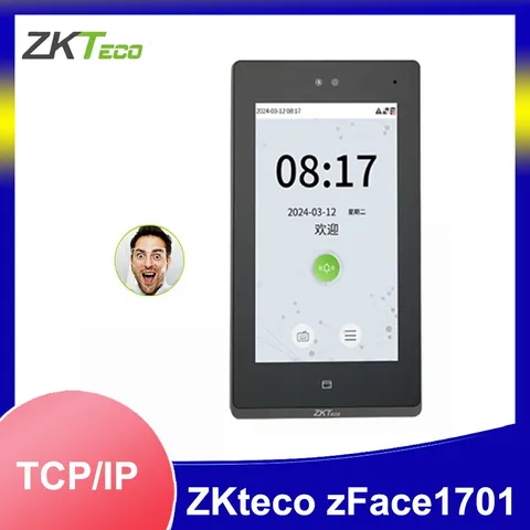 ZKTeco zFace1701 ID/WiFi/ADMS Time Facial Recognition Access Control Terminal
