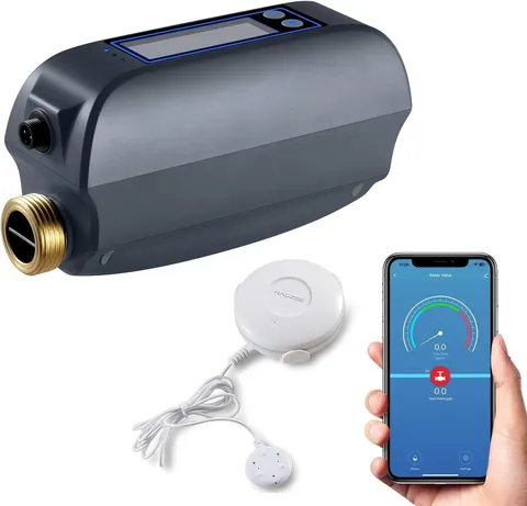 Wifi Smart Water Valve and Auto Shut-Off, Automation Scene Works with Leak Detec