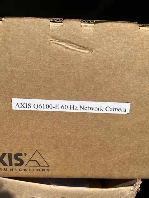 Axis Q6100-E Outdoor Dome Security Camera 60Hz 4-Sensor 360° 20MP
